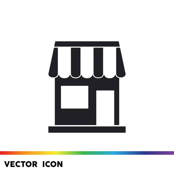 Signe de magasin contour simple — Image vectorielle