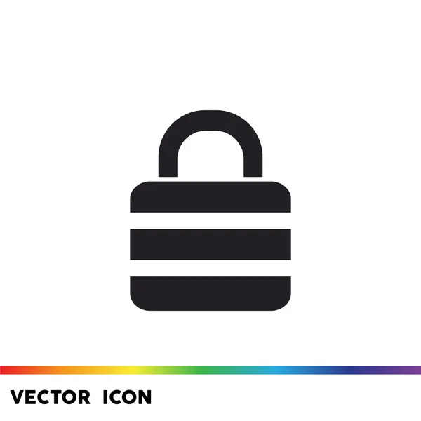 Bloqueo de icono web simple — Vector de stock