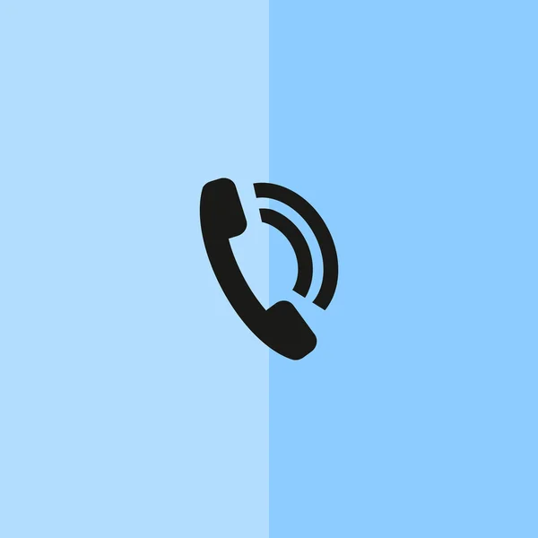 Telefoongesprek web pictogram — Stockvector