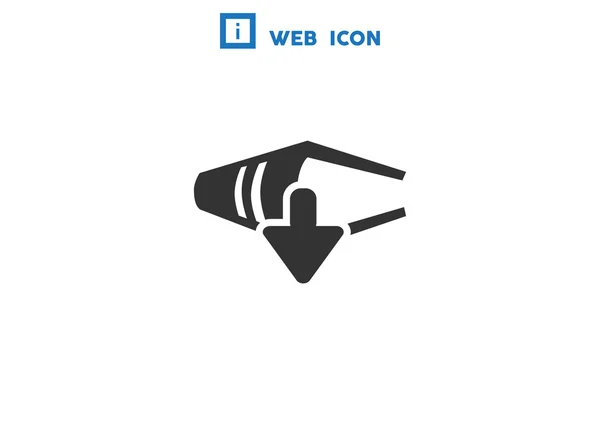 Download book web icon — Stock Vector