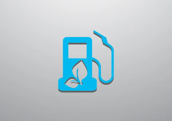 Eco combustible icono simple — Vector de stock