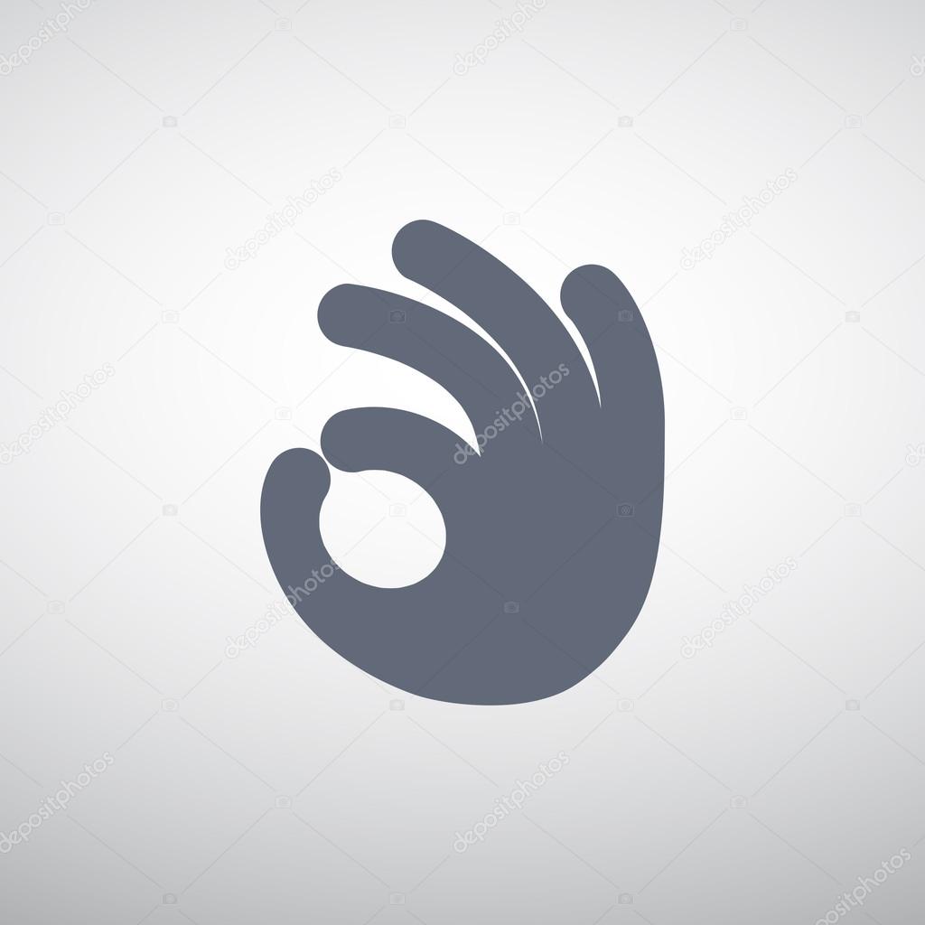 Ok gesture web icon