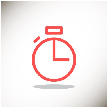 Basit kronometre web simgesi