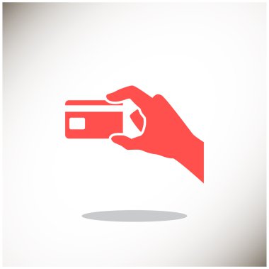 El ele tutuşan kredi kartı