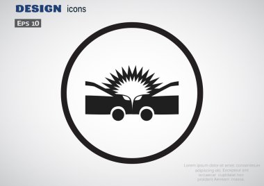 otomatik kaza simgesi