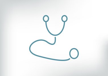 Basit stetoskop web simgesi