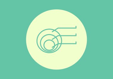 Yuvarlak Infographic simgesi