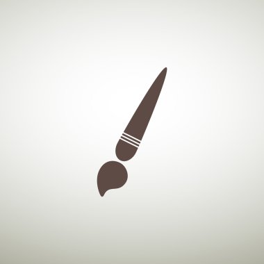 Basit fırça web simgesi