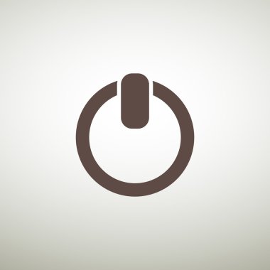 Güç buttton basit web simgesi