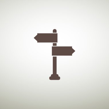 Yol işaretçi web simgesi