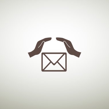 Zarf el web simgesi ile