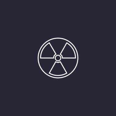 Radyasyon sembolü web simgesi