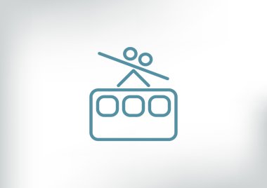 Füniküler demiryolu web simgesi
