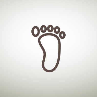 Çıplak çocuk ayak parça