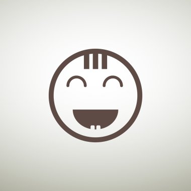 mutlu çocuk web simgesi