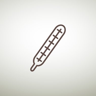 medikal termometre web simgesi