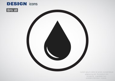 sıvı damlacık simgesine