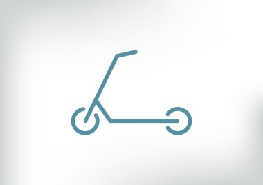 Scooter için çocuk simgesi