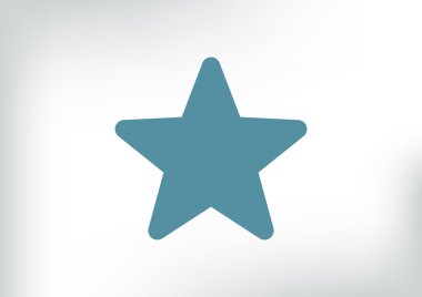 Basit yıldız web simgesi