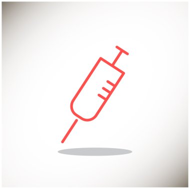 Basit şırınga web simgesi