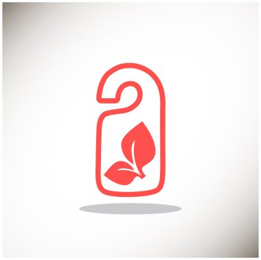 Eko etiket simge asılı