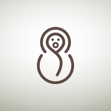 Yeni doğan bebek kundak-giysili