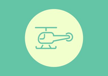 Basit helikopter simgesi