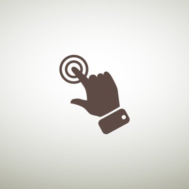 Dokunmatik ekran web simgesi