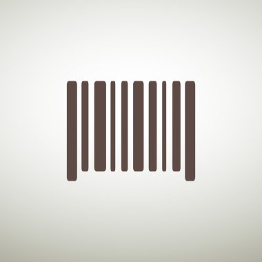 Простий штрих-код веб іконки, Векторні ілюстрації