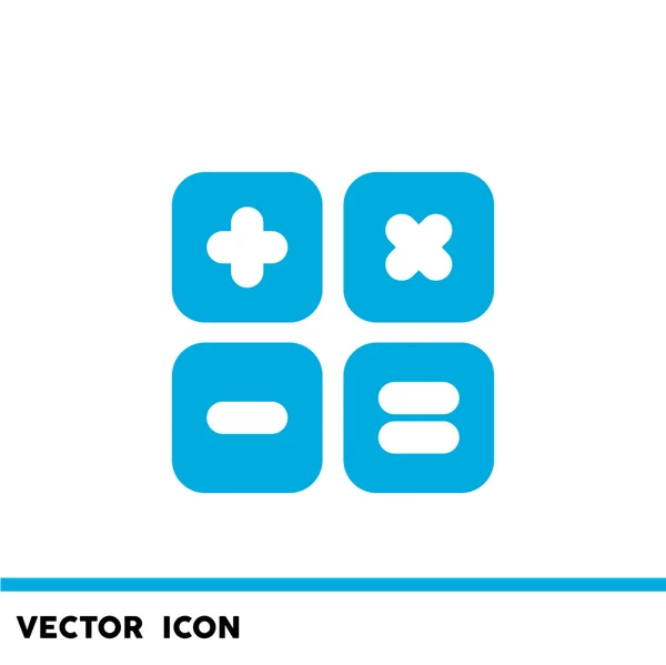 Calculatrice symbole icône web — Image vectorielle