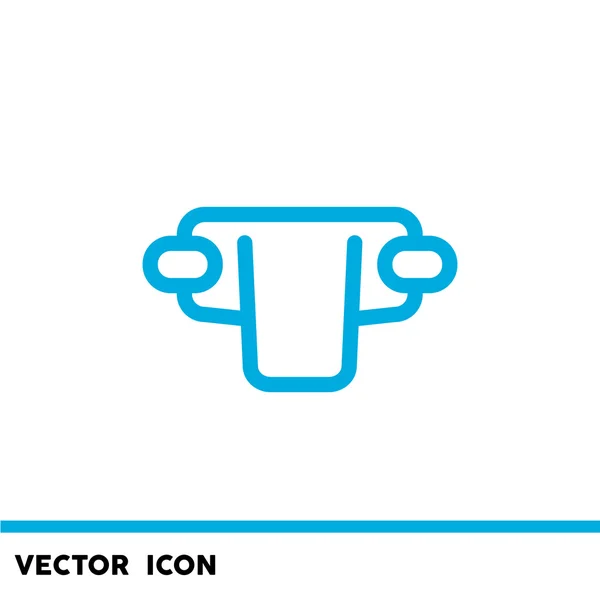 Simple bebé pañal web icono — Vector de stock