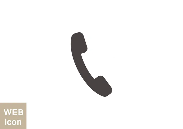 Telefoongesprek web pictogram — Stockvector