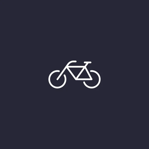 Ícone web de bicicleta — Vetor de Stock