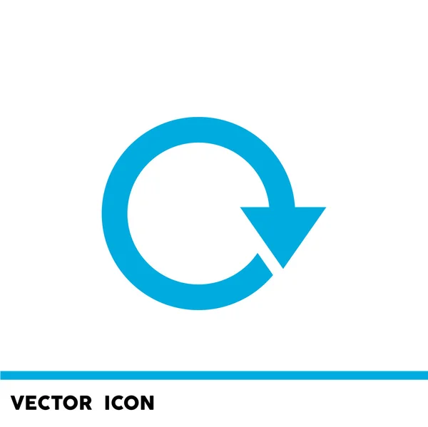 Círculo con flecha icono web — Vector de stock