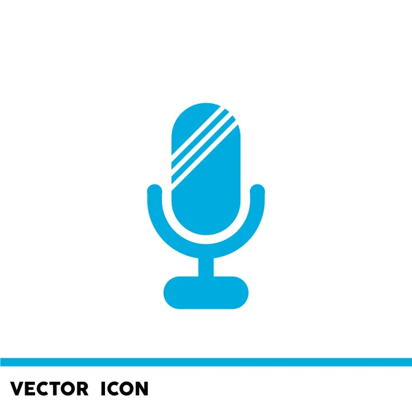 Simple microphone web icon — Stock Vector