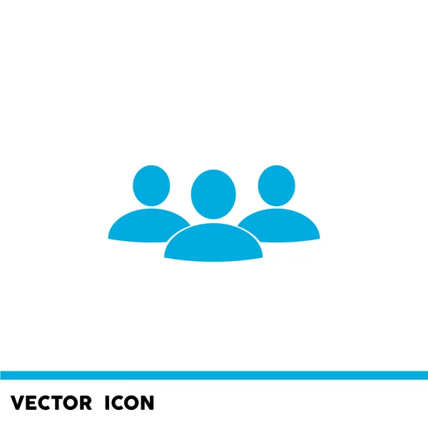 Gruppo di persone icona web — Vettoriale Stock
