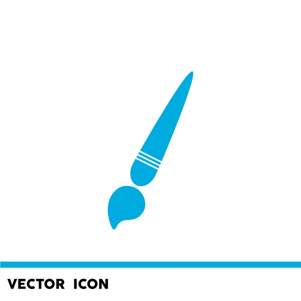 Cepillo simple icono web — Vector de stock