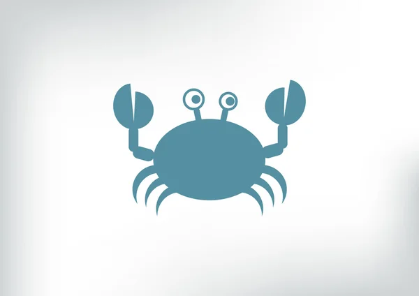 Crab web icon — Stock Vector