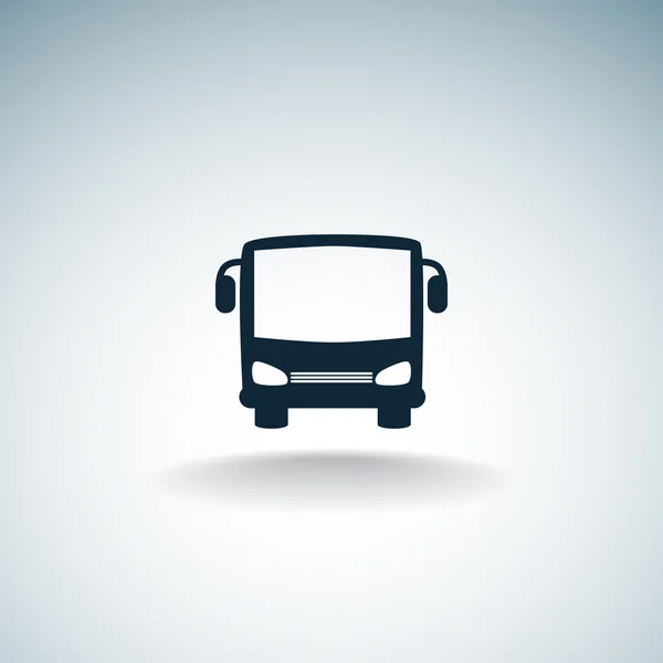 Sencillo icono web bus — Vector de stock