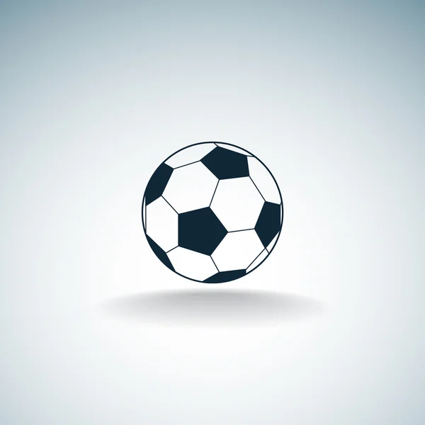 Fotbalový míč webové ilustrace — Stockový vektor