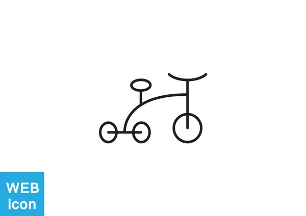 婴儿三轮车图标 — 图库矢量图片