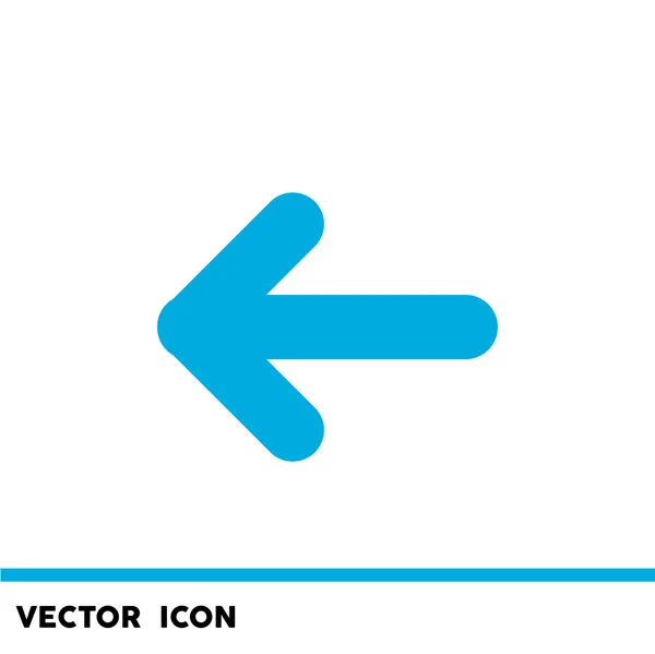 Arrow pointing left icon — Stock Vector