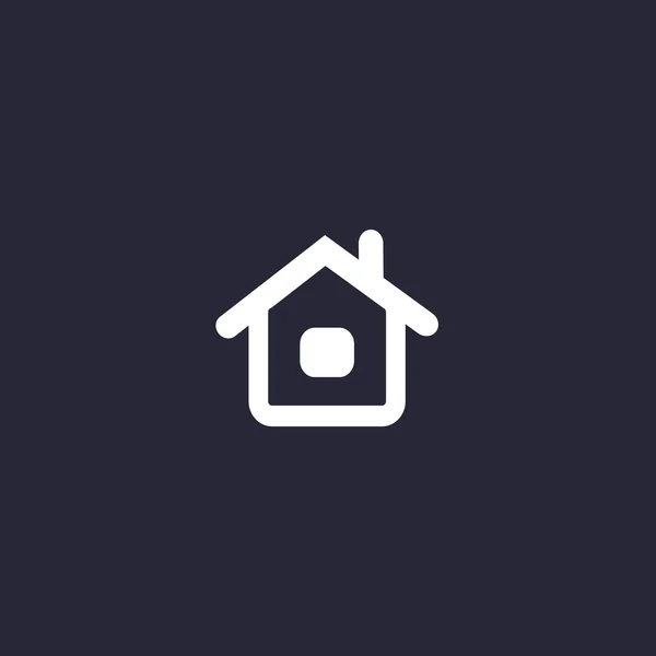 Huis web pictogram. — Stockvector
