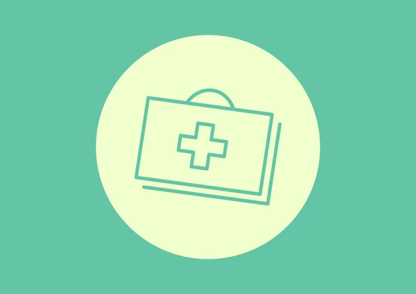 Medical case web icon — Stock Vector