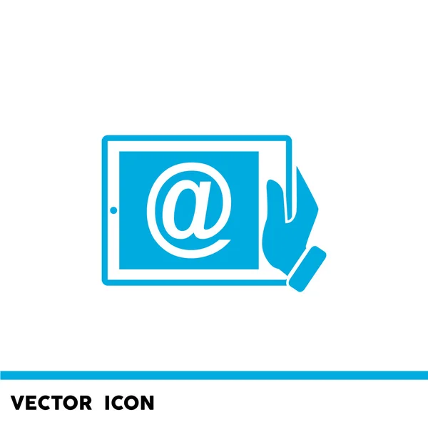 Eenvoudige web pictogram digitale tablet — Stockvector