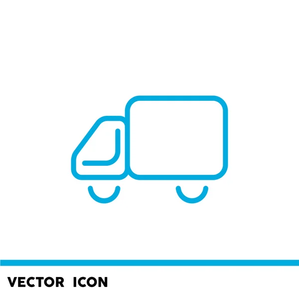 간단한 트럭 웹 아이콘 — 스톡 벡터