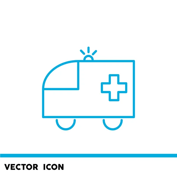 Ambulancia coche icono web — Vector de stock