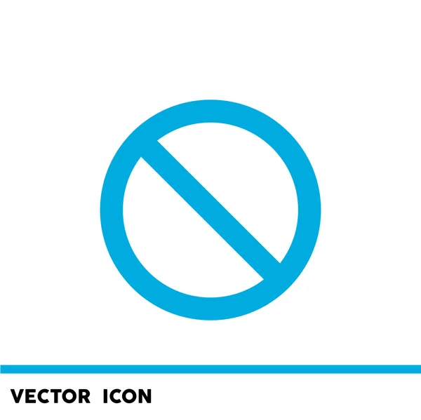 Web icoon stop — Stockvector