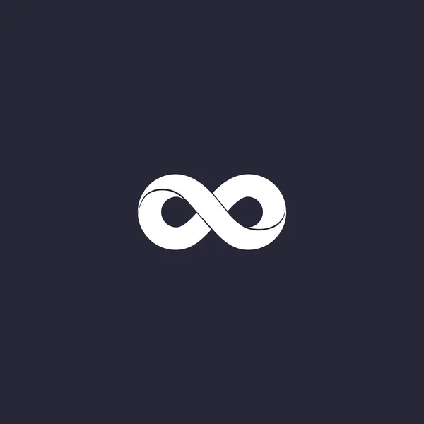 Infinity symboolpictogram web — Stockvector