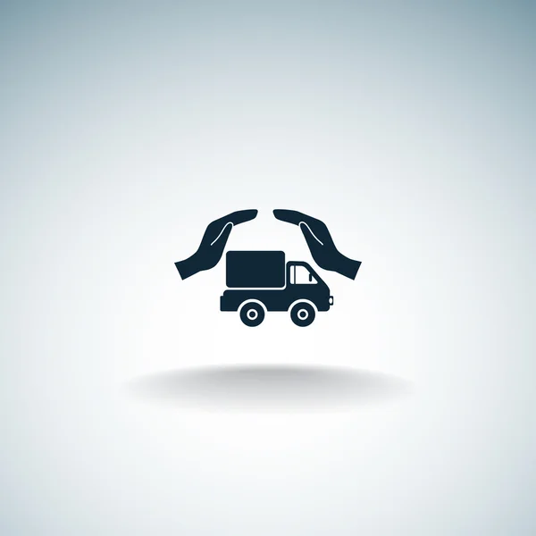 Delivery truck icon — Stock Vector